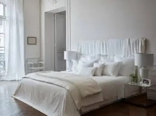 Total White in camera da letto